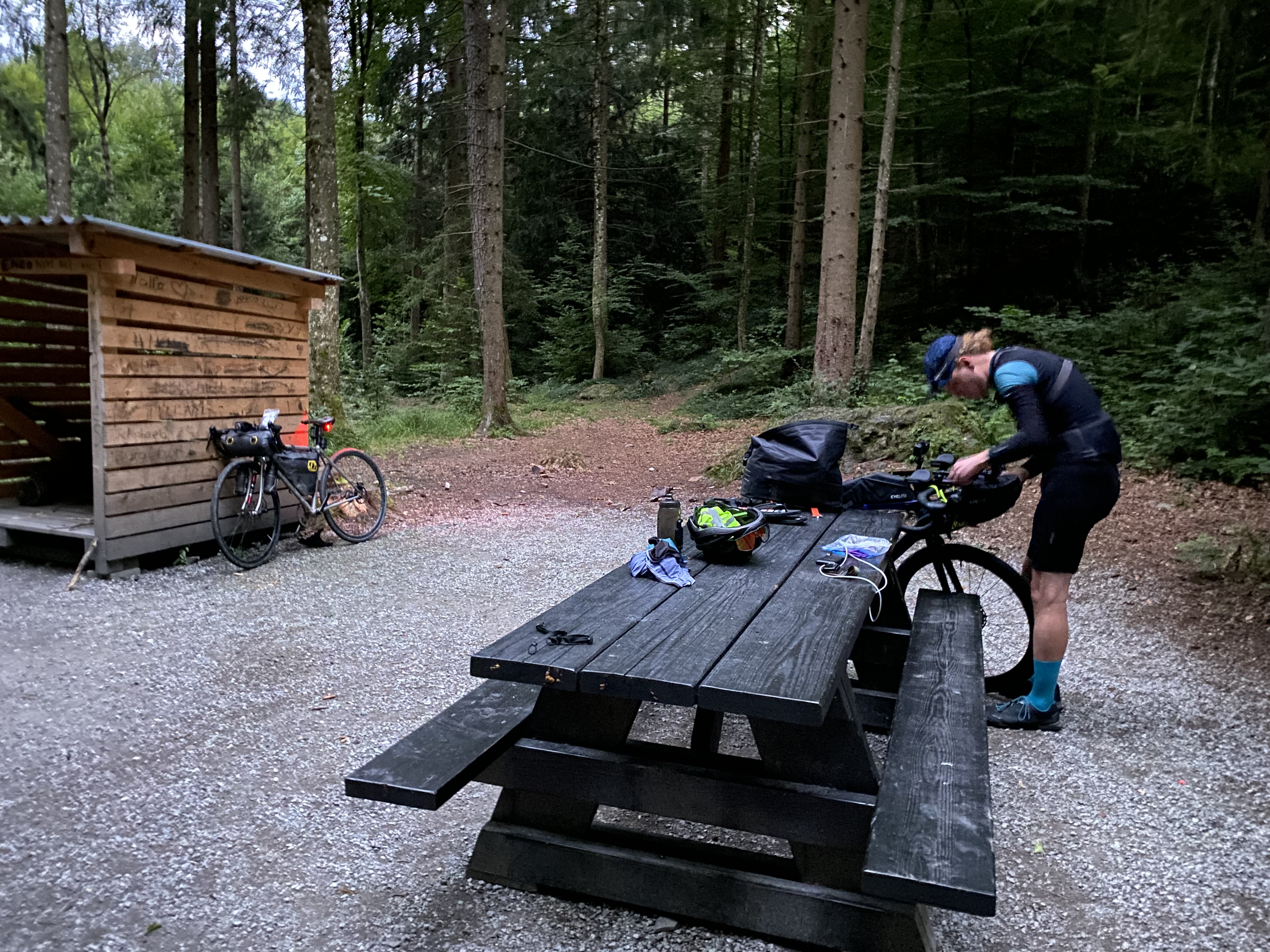 Unser Lagerplatz bei Interlaken